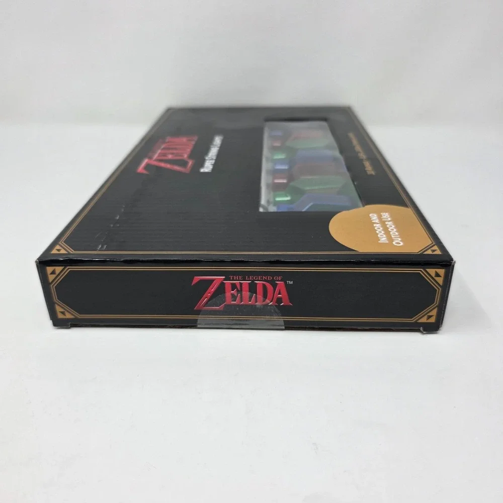 The Legend of Zelda 10 Rupee String Lights 8.5ft Red Green Blue Indoor Outdoor‎